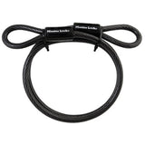 Master Lock 85DPF | Cable Lock, Looped End, 3/8" Diameter x 4’ Length, Braided Steel, Vinyl Coating, for Vehicle