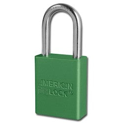 Master Lock A1106KAGRN | American Lock Keyed-Alike Padlock, 1.5" Shackle, Green, Keyed to Specific Code