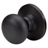 Master Lock BC0512PBOX | Door Lock Knob, Biscuit Style, Non-Functional Dummy, Keyed Different, Aged Bronze, for Passage, 8 each per Box