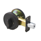 Master Lock DS0512P | Door Deadbolt, Single Sided, Keyed Different, Aged Bronze without Cylinder, for Entry, 8 each per Box