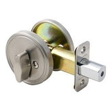 Master Lock DS0515 | Door Deadbolt, Single Sided, Keyed Different, Satin Nickel without Cylinder, for Entry, 8 each per Box