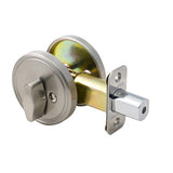 Master Lock DS0515 | Door Deadbolt, Single Sided, Keyed Different, Satin Nickel without Cylinder, for Entry, 8 each per Box