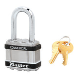 Master Lock M1LFSTS | Padlock, Magnum, Keyed Different, 4-Pin Cylinder, 1-3/4" Width, 1-1/2" Shackle Clearance, Laminated Steel, for Commercial