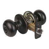 Master Lock RU0312PBOX | Rusk Privacy Knob Lockset, Aged Bronze Finish