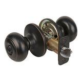 Master Lock RU0312PBOX | Rusk Privacy Knob Lockset, Aged Bronze Finish
