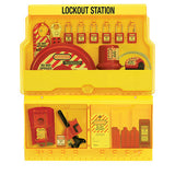 Master Lock S1900VE410 | Electrical Lockout Station, Deluxe, Standard, Preloaded for 10 Workers