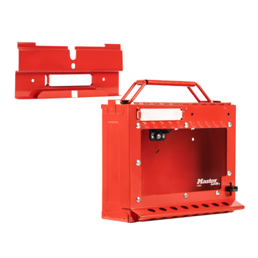 Master Lock S3650 | Group Lock Box with Wall Mounting Bracket, Steel Construction