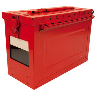 Master Lock S602 | Large Portable Group Lock Box with Key Viewing Window