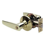 Master Lock SLL0103KA4 | Door Lock, Keyed Alike, Straight Lever, Adjustable Backset, Polished Brass, for Entry, 8 each per Box
