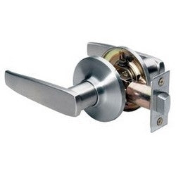 Master Lock SLL0415BOX | Door Lock, Keyed Different, Straight Lever, Adjustable Backset, Satin Nickel, for Passage, 8 each per Box