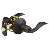 Master Lock WL0312P | Door Lock, Keyed Different, Wave Lever, 6-Way Adjustable Backset, Aged Bronze, for Bedroom and Bathroom, 2 each per Retail Pack