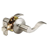 Master Lock WL0415 | Wave Lever Door Handle Lockset, Satin Nickel, 6-Way Adjustable Latch