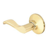 Master Lock WLLH0503BOX | Door Lock, Keyed Different, Wave Lever, Polished Brass, for Passage, 8 each per Box