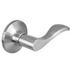Master Lock WLRH0515BOX | Door Lock, Keyed Different, Dummy, Right Hand Wave Lever, Satin Nickel, for Passage, 8 each per Box