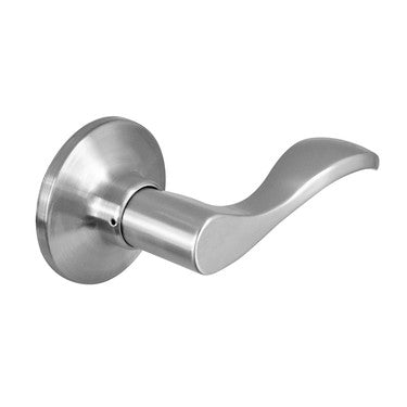 Master Lock WLRH0515BOX | Door Lock, Keyed Different, Dummy, Right Hand Wave Lever, Satin Nickel, for Passage, 8 each per Box