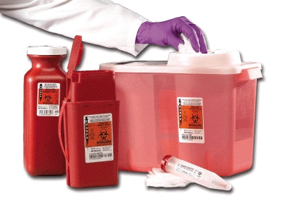 Mckesson Medical Surgical Inc 8303SA | Transportable Sharps Container, 1 Quart