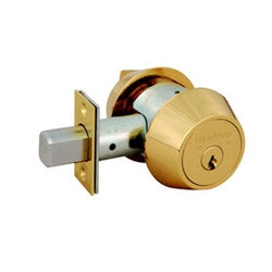Medeco 11C62L-T-05-DU-N | Key-in-Knob Cylinder, 11C62L Series, T Profile, Bright Brass (05), DU Function, No Control