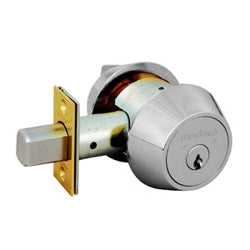 Medeco 11C62L-T-26-FM-N | Key-in-Knob Cylinder, 11C62L Series, T Profile, Bright Chrome (26), FM Function, No Control Key