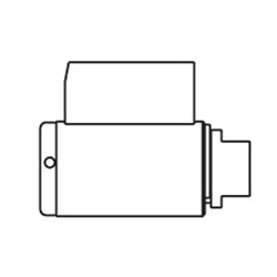 Medeco 2000400-T-05-FM-S | Security Cylinder Lock, Key-in-Knob, Medeco3, FM Keyway, 5-Pin, Sub Assembly, Bright Brass