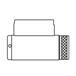 Medeco 20009S4-T-05-FM-P | Security Cylinder Lock, Lazy Motion, Key-in-Knob, Medeco3, FM Keyway, 6-Pin, Pinned, Bright Brass