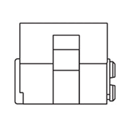 Medeco 320201-W-26-Z3-S | Interchangeable Core Cylinder, Large Format, Biaxial, Z3 Keyway, 6-Pin, Sub Assembly, Satin Chrome