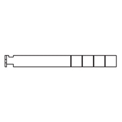 Medeco CT-Y08 | Security Lock Tailpiece, 2-29/64", for Lazy Motion
