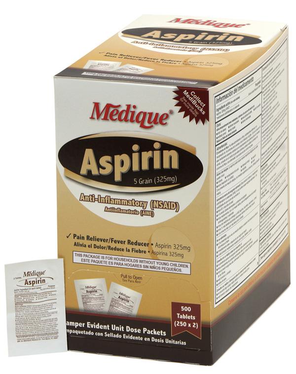 Medique Products 11647 | Aspirin, Industrial Pack, 200 Tablets