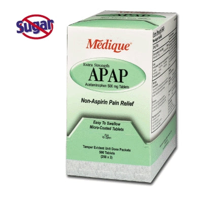 Medique Products 17513 | Medique Extra-Strength APAP, Industrial Pack, 500 Tablets