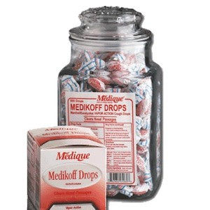 Medique Products 5060 | Medique Medikoff Drops, Cherry, Glass Jar, 600 Drops