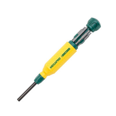 Megapro Marketing Usa 151HX | 15-in-1 Hex Driver - Yellow/Green Handle