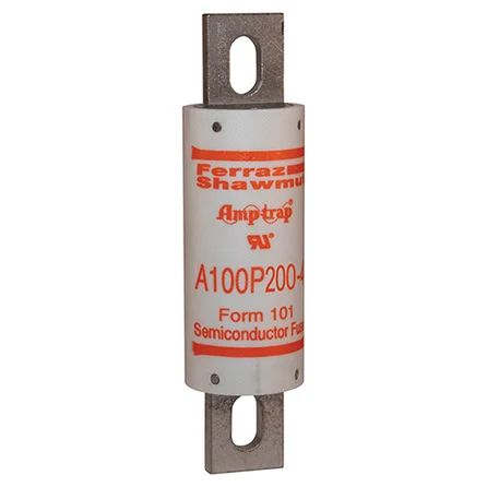 Mersen A100P200-4 | High Speed Fuse Amp-Trap A100P 1000VAC 750VDC 200A Bolted Blade