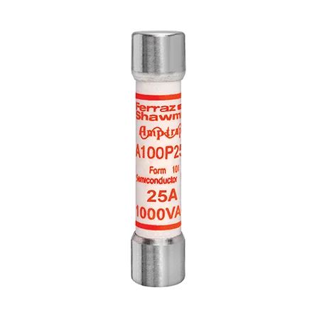 Mersen A100P25-1 | High Speed Fuse Amp-Trap A100P 1000VAC 750VDC 25A Ferrule