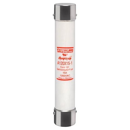 Mersen A120X15-1 | High Speed Fuse Amp-Trap A120X 1200VAC 1000VDC 15A Ferrule