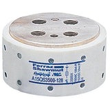 Mersen A15QS3500-128 | High Speed Fuse Amp-Trap A15QS 150VAC 150VDC 3500A Hockey Puck, Bolt-In