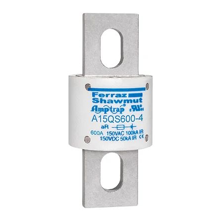 Mersen A15QS600-4 | High Speed Fuse Amp-Trap A15QS 150VAC 150VDC 600A Blade