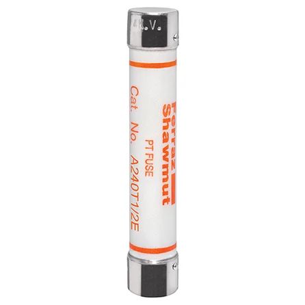 Mersen A240T1/2E | Medium Voltage Potential Transformer Fuse 2400VAC 0.5A Ferrule Amp-Trap