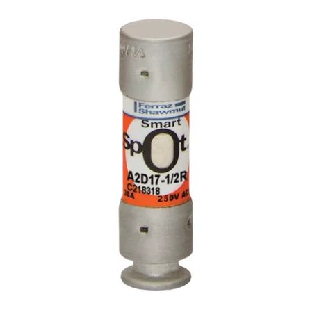 Mersen A2D17-1/2R | Fuse A2D-R - Class RK1 - Time-Delay 250VAC 250VDC 17.5A Ferrule SmartSpot Amp-Trap 2000
