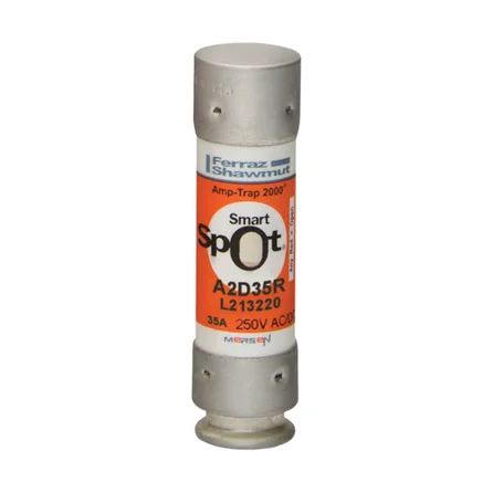 Mersen A2D35R | Fuse A2D-R - Class RK1 - Time-Delay 250VAC 250VDC 35A Ferrule SmartSpot Amp-Trap 2000