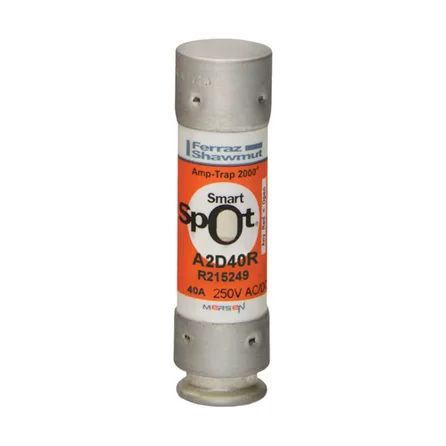 Mersen A2D40R | Fuse A2D-R - Class RK1 - Time-Delay 250VAC 250VDC 40A Ferrule SmartSpot Amp-Trap 2000