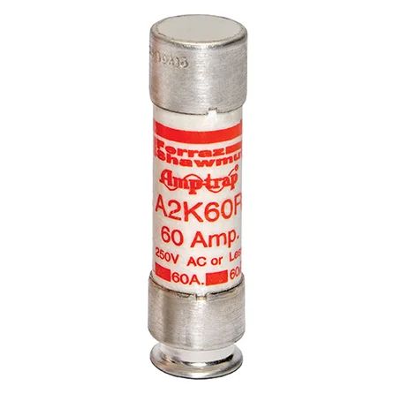 Mersen A2K60R | Fuse A2K-R - Class RK1 - Fast-Acting 250VAC 250VDC 60A Ferrule Amp-Trap