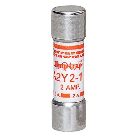 Mersen A2Y2-1 | Fuse A2Y 250VAC 500VDC 2A Type 1 Ferrule Amp-Trap