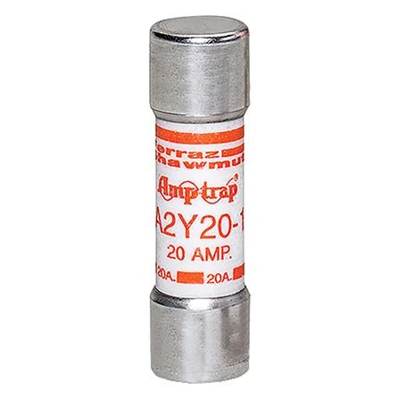 Mersen A2Y20-1 | Fuse A2Y 250VAC 500VDC 20A Type 1 Ferrule Amp-Trap