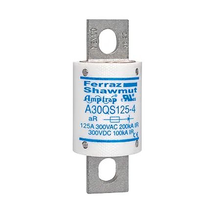 Mersen A30QS125-4 | High Speed Fuse Amp-Trap A30QS 300VAC 300VDC 125A Blade