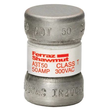 Mersen A3T50 | Fuse A3T - Class T - Fast-Acting 300VAC 160VDC 50A Ferrule Amp-Trap