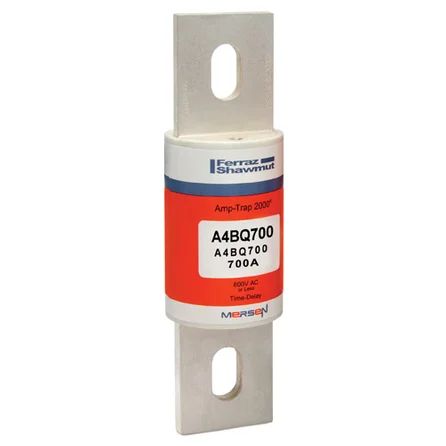 Mersen A4BQ700 | Fuse A4BQ - Class L - Time-Delay 600VAC 500VDC 700A Blade Amp-Trap 2000