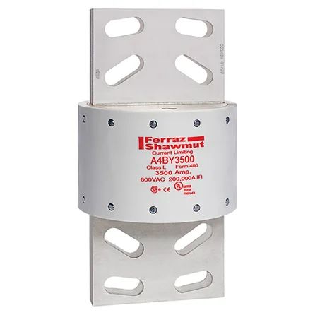 Mersen A4BY3500 | Fuse A4BY - Class L - Time-Delay 600VAC 300VDC 3500A Blade Amp-Trap