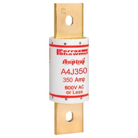 Mersen A4J350 | Fuse A4J - Class J - Fast-Acting 600VAC 300VDC 350A Blade Amp-Trap