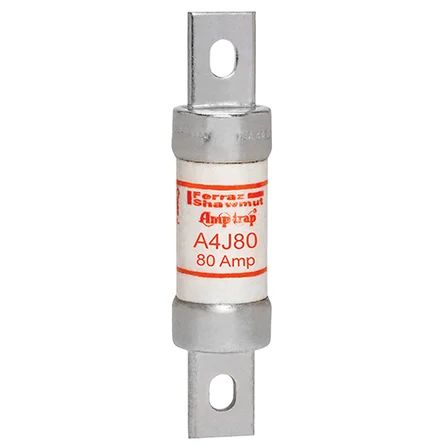 Mersen A4J80 | Fuse A4J - Class J - Fast-Acting 600VAC 300VDC 80A Blade Amp-Trap
