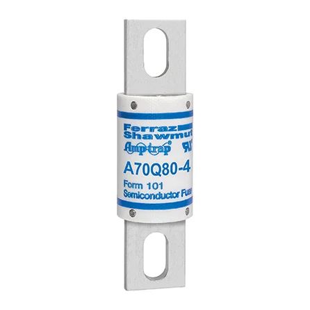 Mersen A70Q80-4 | High Speed Fuse Amp-Trap A70Q 700VAC 650VDC 80A Bolted Blade