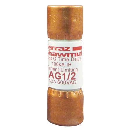 Mersen AG1/2 | Fuse AG - Class G 600VAC 0.5A Time Delay Ferrule Amp-Trap